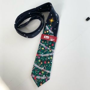 Noel Christmas Tree Necktie Tie - NWT